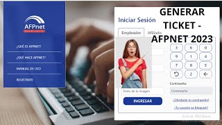 COMO GENERAR TICKET DE PAGO  AFPNET ACTUALIZADO 2023 [upl. by Prager]