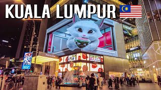 Kuala Lumpur Malaysia all day walking in the famous Bukit Bintang area [upl. by Laryssa]