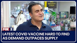 Latest Covid vaccine hard to find as demand outpaces supply [upl. by Catton85]