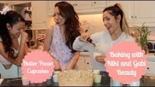 Bake With Us NikiandGabi amp Sweetemelynes Baking With The Twins [upl. by Elnar]