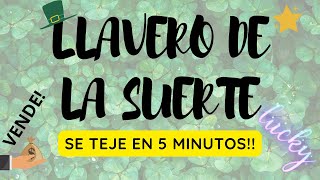 ✅ LLAVERO de la SUERTE EN 5 MIN 🍀  Comienza tu negocio crochet con pequeños proyectos como éste🤑 [upl. by Hump]