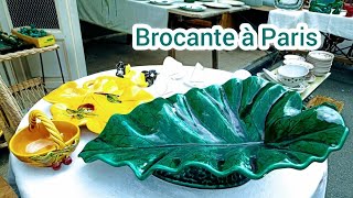 Paris France 🇨🇵 BROCANTE in PARIS🏺Paris FLEA MARKET🪑 Antiquités🏺Vintage shopping Paris  France vlog [upl. by Nitaj]