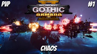 Battlefleet Gothic Armada 2  Multiplayer 2v2  PVP 1  Death Guard  Repulsive Champion [upl. by Fanchie148]