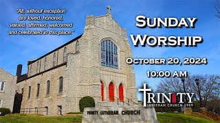 Sunday Worship  October 20 2024 1000 am [upl. by Oicam508]