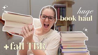 HUGE book haul  fall TBR 📚 🛍 🍂 ☕️ 🧣 [upl. by Noitsuj]