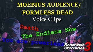 Xenoblade Chronicles 3  Moebius AudienceFormless Dead Voice Clips [upl. by Keon]