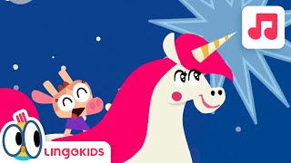 My UNICORN SONG 🦄🌈 Color song for Kids  Lingokids [upl. by Herzel]