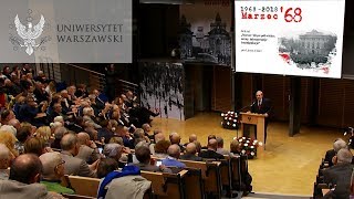 Referat „Marzec ’68 po pół wieku oceny interpretacje i manipulacje” prof Jerzy Eisler [upl. by Eldridge651]