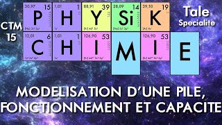 Physiquechimie  Terminale  04 Modélisation dune pile fonctionnement et capacité [upl. by Oigufer869]
