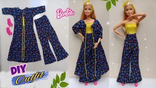 DIY 3 BARBIE DRESSES FROM TISSUE PAPER  How to Make Paper Doll Dresses [upl. by Nuajed]