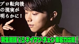 【羽生結弦】羽生結弦 vs ネイサン・チェン 集客力比較！プロ転向後の現実が明らかに！？ [upl. by Razid]