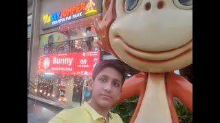 krishav aur mein gye trampoline parkDefender6666w2b MrBeast enjoying trampoline vlog [upl. by Junie977]