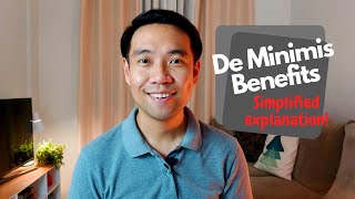 De Minimis Benefits Explained [upl. by Gingras]