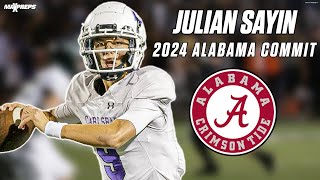 2024 Alabama commit Julian Sayin  1 Player in California 🏈  HIGHLIGHTS 🎥 [upl. by Wash]