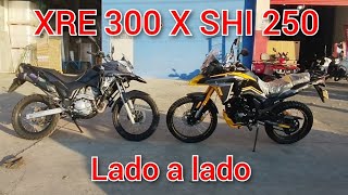 Shineray SHI 250 x XRE 300 comparação shi250 [upl. by Rosemaria688]