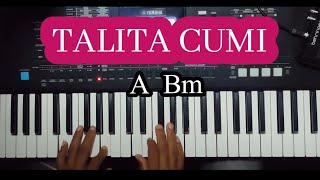 TALITA CUMI Cales Louima Cover tutorial piano pentecostal piano tutorial [upl. by Herman]