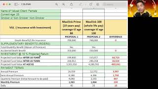 Maxilink Prime VS Maxilink 100 Sun Life VUL [upl. by Onida]