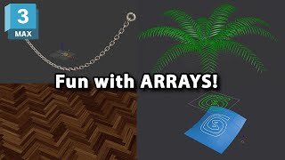 Array applications in 3ds Max [upl. by Gilbert]