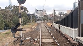 Drivers View Richmond to Flinders St via Caulfield Rail Loop Melbourne [upl. by Ikkela551]