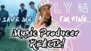 Music Producer Reacts to BTS  Save Me AND Im Fine [upl. by Yoc]