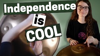 EASY Hand Independence Trick  Beginner Handpan Tutorial [upl. by Gaylor]