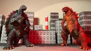 Godzilla vs Gamera  Stop Motion [upl. by Joslyn]