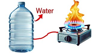 I turn Water into a Free Lifetime Cooking Gas Free Gas [upl. by Leachim91]