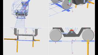 SIMPACK Multibody Simulation MBS  Rail  Railway vehicle [upl. by Ecyar]