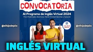 Inglés Virtual 2024 Del Mescyt  Convocatoria En Curso [upl. by Marriott]