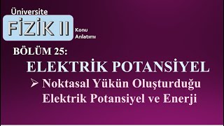 Fizik 2 Noktasal Yükün Oluşturduğu Elektriksel Potansiyel [upl. by Oznol]