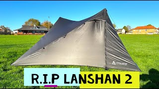 BEST BUDGET 2 person backpacking tent Durston XMid Copy Lanshan 2 beater [upl. by Etnwahs401]