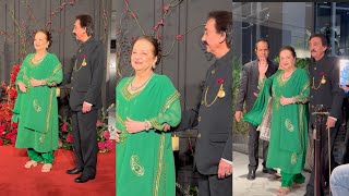 Saira Banu At Zaheer Iqbal Sonakshi Sinha wedding reception in Mumbai [upl. by Volnak]