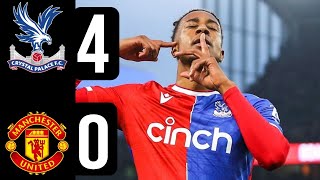 Crystal Palace vs Man United 40 Crystal Palace 40 MAN UTD  HIGHLIGHTS Premier League 2024 [upl. by Hgielhsa852]