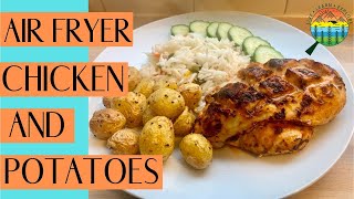 Chicken Breast Air Fryer ChickenRoasted Potatoes in Air FryerAir Fryer RecipesAir Fryer Potatoes [upl. by Oringas390]