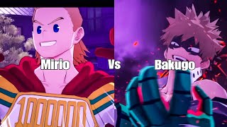 Mirio Vs BakugoEpic Showdown My Hero Acedemia [upl. by Ginsburg]