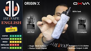 OXVA Origin X Coils RBA RDTA amp 510 Adapter  Review amp Build Tutorial  IT WILL BLOW YOUR MIND [upl. by Hildagard]