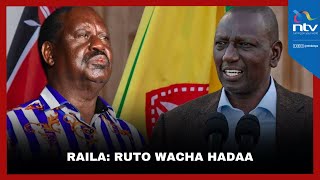 Raila Odinga asema ahadi za Ruto zilikuwa danganya toto [upl. by Niltac]