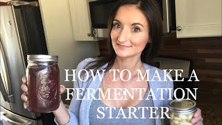 How to make a Fermentation Starter [upl. by Lorola]