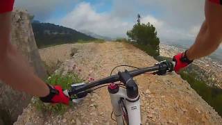 Descente du Mont Faron à VTT avec un Canondale F29 Carbone 2 1 [upl. by Alaik]