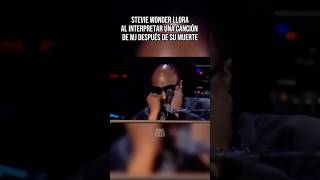 Stevie Wonder llora por michaeljackson 😔 [upl. by Laban797]