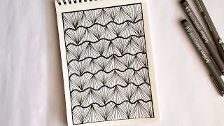 945 Days Zentangle Patterns  Daily challenge  Art for beginners  Doodle patterns  Zendoodle [upl. by Sergio373]