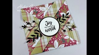 Tutorial  NEW Pinwheel Card Die [upl. by Aynosal]