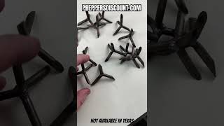 LIMITED RELEASE World War Military Style Caltrops Prepper Most Effective Perimeter Defense [upl. by Arretak]