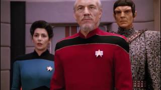 Riker tells Picard to shut up Star Trek TNG HD [upl. by Rici557]