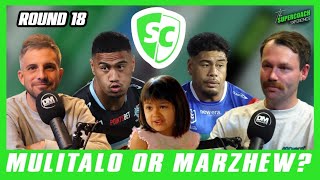 NRL SuperCoach 2024 MULITALO OR MARZHEW ROUND 18 [upl. by Yrnehnhoj321]