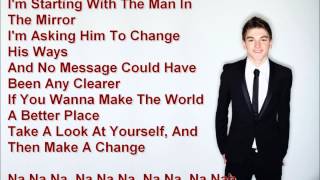 Richard Wisker  Man in the mirror Lyrics Video [upl. by Singleton]