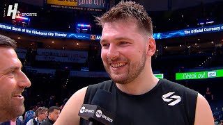 Luka Doncic responds to Chucks Comments amp Game 5 Win vs OKC Postgame Interview 🎤 [upl. by Soalokin]