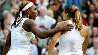 Serena Williams vs Amelie Mauresmo 2004 Wimbledon SF Highlights [upl. by Hortense]