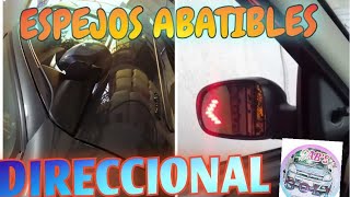 Espejos con Direccional  Espejos abatibles  Instalación paso a paso  Chevy  Opel Corsa [upl. by Moyna992]