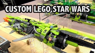 Custom LEGO Star Wars Podracer  Bricks Cascade 2018 [upl. by Yerok]